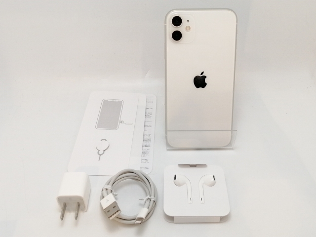 【中古】Apple SoftBank 【SIMロック解除済み】 iPhone 11 64GB ホワイト MWLU2J/A【津田沼】保証期間１ヶ月【ランクC】_9