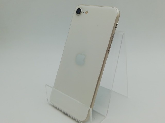 【中古】Apple 国内版 【SIMフリー】 iPhone SE（第3世代） 128GB スターライト MMYG3J/A【柏】保証期間１ヶ月【ランクA】