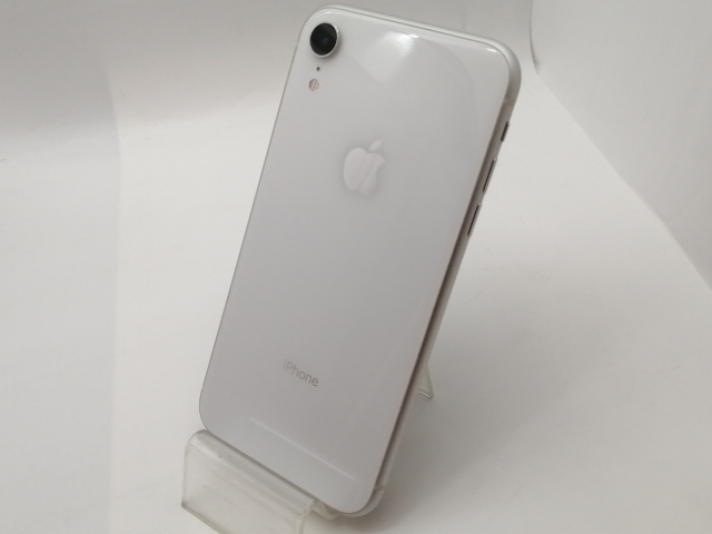 【中古】Apple docomo 【SIMロック解除済み】 iPhone XR 64GB ホワイト MT032J/A【津田沼】保証期間１ヶ月【ランクB】
