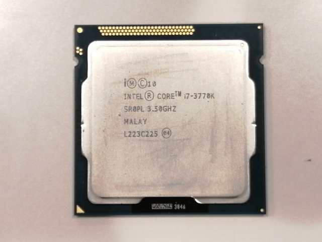 【中古】Intel Core i7-3770K (3.5GHz/TB:3.9GHz) BOX LGA1155/4C/8T/L3 8M/HD Graphics 4000/TDP77W【津田沼】保証期間１週間