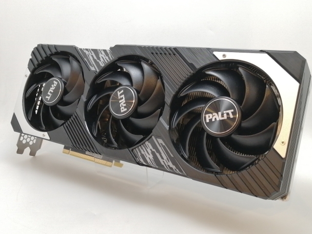 【中古】Palit NED407T019K9-1043A  (GeForce RTX 4070 Ti GamingPro 12GB)  RTX4070Ti/12GB (GDDR6X)【津田沼】言いはなつ継続期間１週