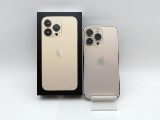 【中古】Apple 国内版 【SIMフリー】 iPhone 13 Pro 256GB ゴールド MLUQ3J/A【津田沼】保証期間１ヶ月【ランクA】