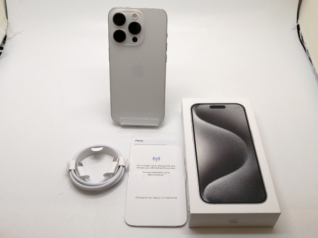 中古】Apple 海外版 【SIMフリー】 iPhone 15 Pro 128GB