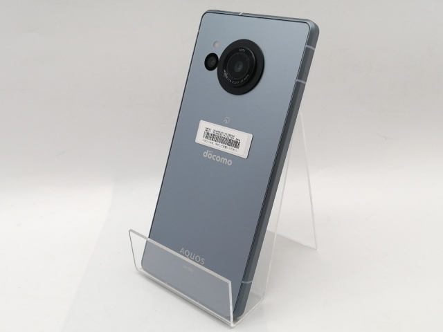 中古】SHARP docomo 【SIMフリー】 AQUOS R8 ブルー 8GB 256GB SH-52D 