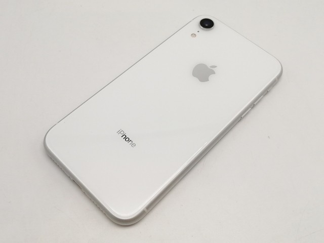 【中古】Apple docomo 【SIMロック解除済み】 iPhone XR 64GB ホワイト MT032J/A【津田沼】保証期間１ヶ月【ランクB】