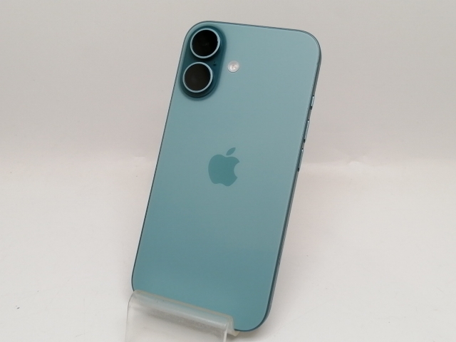 中古】Apple 国内版 【SIMフリー】 iPhone 16 128GB ティール MYDV3J/A