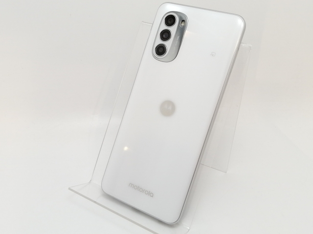 中古】MOTOROLA 国内版 【SIMフリー】 moto g52j 5G SPECIAL パール 