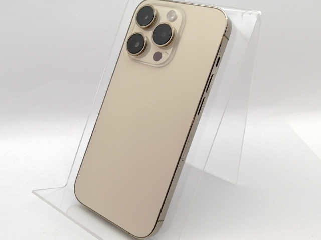 中古】Apple au 【SIMフリー】 iPhone 14 Pro 128GB ゴールド MQ073J/A
