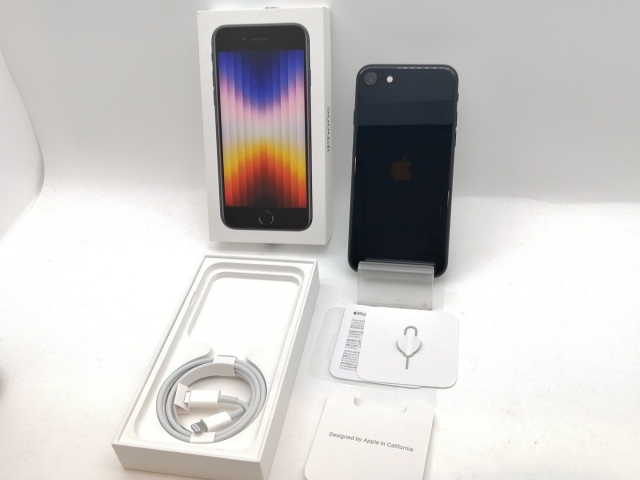 【中古】Apple au 【SIMフリー】 iPhone SE（第3世代） 128GB ミッドナイト MMYF3J/A【津田沼】保証期間１ヶ月【ランクB】_9