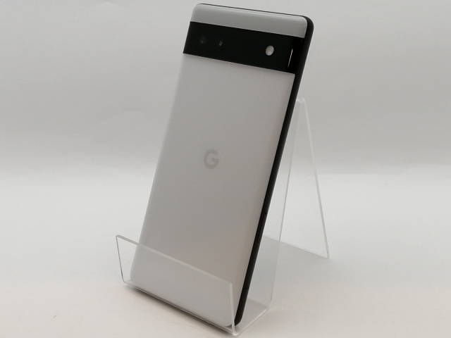 【中古】Google au 【SIMフリー】 Pixel 6a チョーク 6GB 128GB GB17L【津田沼】保証期間１ヶ月【ランクC】 20,576円