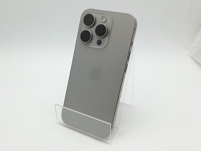 【中古】Apple 国内版 【SIMフリー】 iPhone 15 Pro 128GB ナチュラルチタニウム MTU93J/A【柏】保証期間１ヶ月【ランクA】の通販は