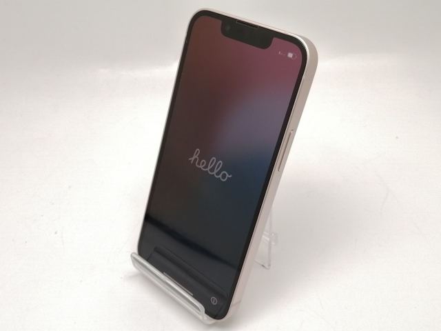【中古】Apple 国内版 【SIMフリー】 iPhone 13 mini 128GB ピンク MLJF3J/A【津田沼】保証期間１ヶ月【ランクC】