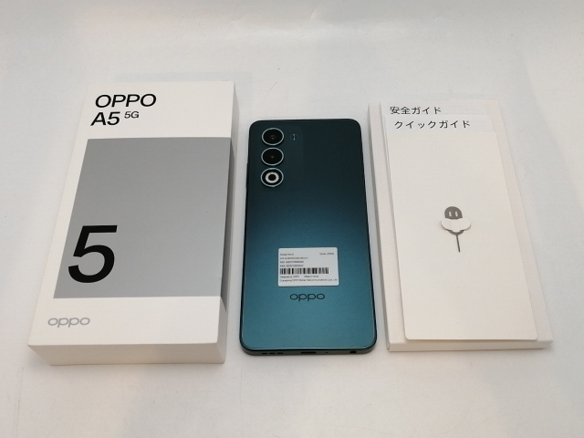 【中古】Oppo au 【SIMフリー】 OPPO A5 5G 4GB 128GB グリーン OPG06【津田沼】保証期間１ヶ月【ランクA】_2