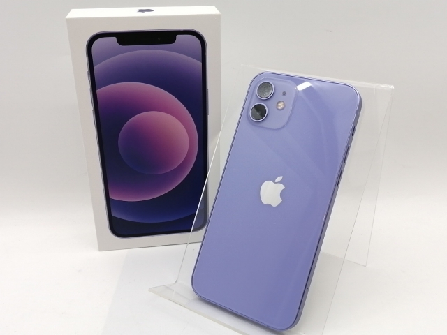 Apple iPhone 12 64GB パープル SIMロック解除済 iPhone 12 【中古 