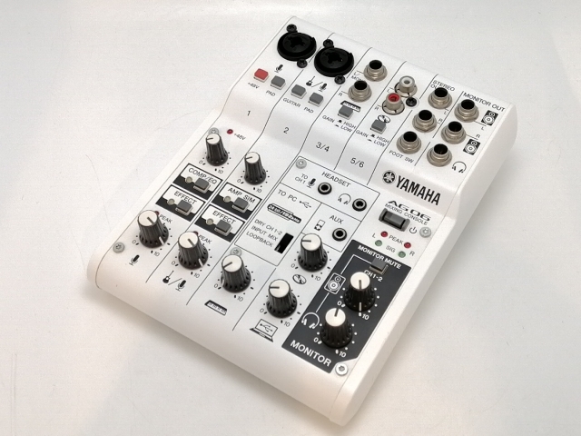 【中古】YAMAHA AG06 ウェブキャスティングミキサー【津田沼】保証期間１週間【ランクB】