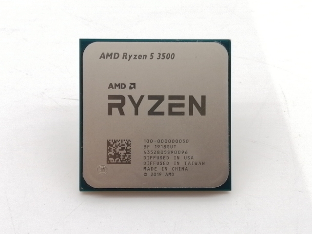 中古】AMD Ryzen 5 3500 (3.6GHz/TC:4.1GHz) bulk AM4/6C/6T/L3 16MB 