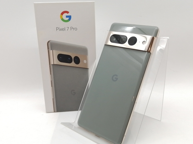 【中古】Google 国内版 【SIMフリー】 Pixel 7 Pro ヘイゼル 12GB 128GB GFE4J【津田沼】保証期間１ヶ月【ランクB】