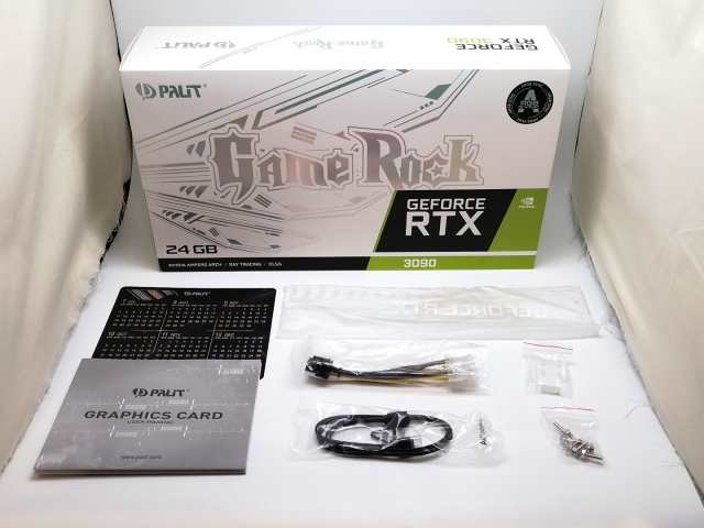 【中古】Palit GeForce RTX 3090 GameRock(NED3090T19SB-1021G) RTX3090/24GB(GDDR6X)/PCI-E【津田沼】保証期間１週間