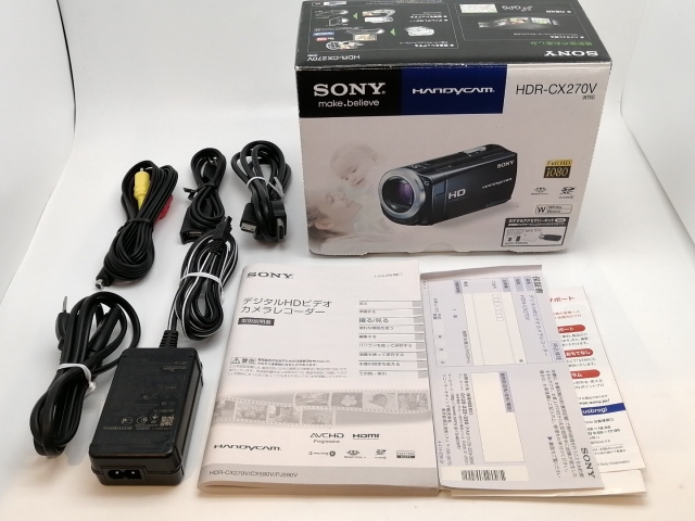 中古】SONY HDR-CX270V(W) プレミアムホワイト【津田沼】保証期間1