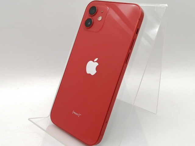 【中古】Apple docomo 【SIMロック解除済み】 iPhone 12 128GB (PRODUCT)RED MGHW3J/A【津田沼】保証期間１ヶ月【ランクB】