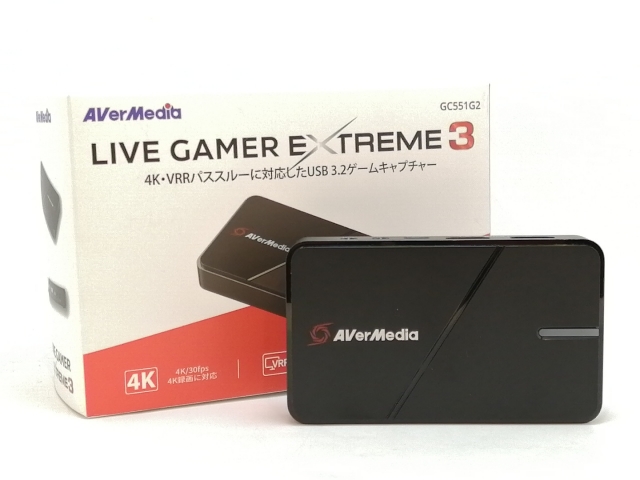 【中古】AVerMedia Live Gamer EXTREME 3 GC551G2【津田沼】保証期間１週間
