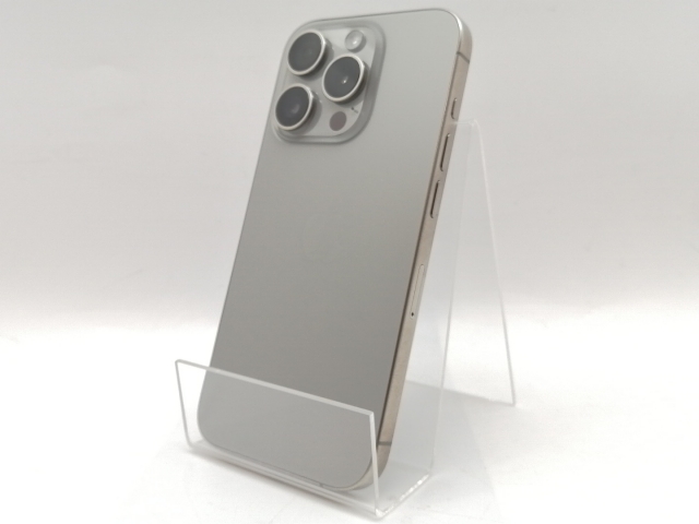 中古】Apple 国内版 【SIMフリー】 iPhone 15 Pro 256GB ナチュラル 