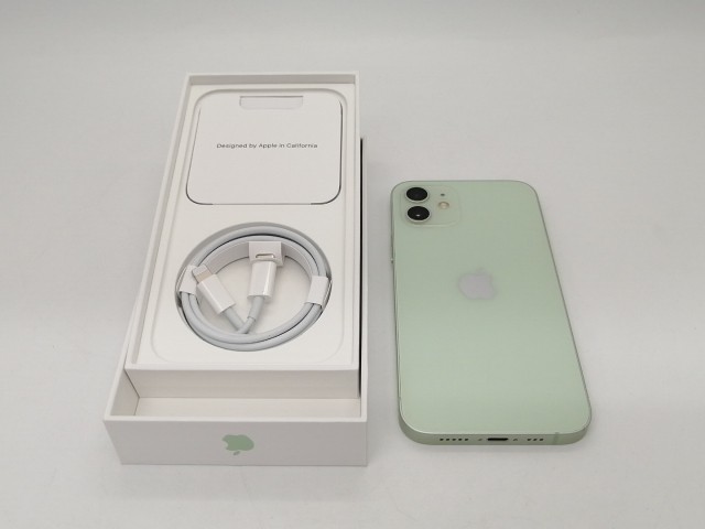 【中古】Apple au 【SIMロック解除済み】 iPhone 12 128GB グリーン MGHY3J/A【川越クレアモール】保証期間１ヶ月【ランクB】