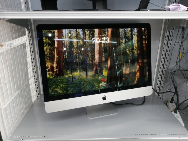 【中古】Apple iMac 27インチ CTO (Mid 2020) Core i9(3.6G/10C)/40G/1T(SSD)/Radeon Pro 5700XT【川越クレアモール】保証期間１ヶ月【ランクC】