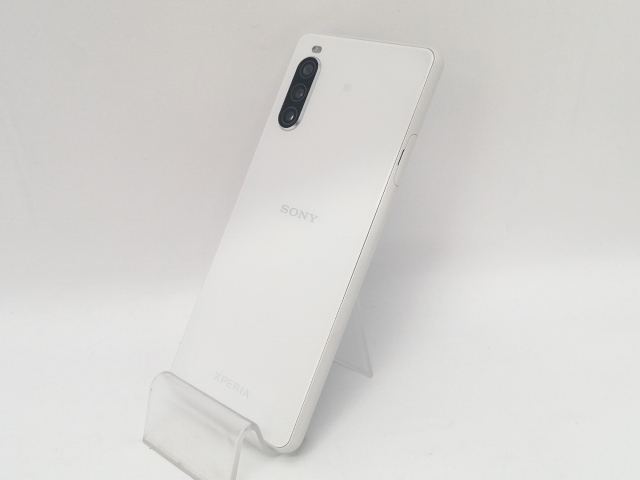 【中古】SONY 国内版 【SIMフリー】 Xperia 10 II ホワイト 4GB 64GB XQ-AU42【川越クレアモール】保証期間１ヶ月【ランクB】