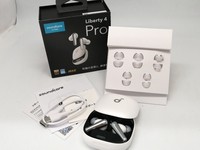 【中古】Anker Soundcore Liberty 4 Pro A3954N21 [パールホワイト]【川越クレアモール】保証期間１ヶ月【ランクA】_5