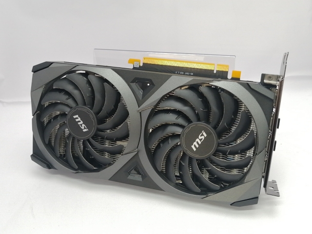 【中古】MSI GeForce RTX 3060 Ti VENTUS 2X 8G OCV1 LHR RTX3060Ti(LHR)/8GB(GDDR6)【川越クレアショッピングセンター】言いはなつ継続期間１週