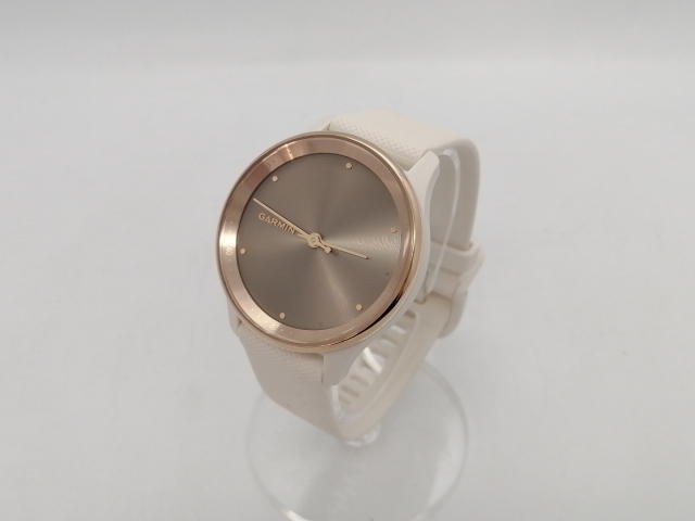 【中古】Garmin vivomove Trend 010-02665-71 Ivory/Peach Gold【町田】保証期間１ヶ月【ランクA】