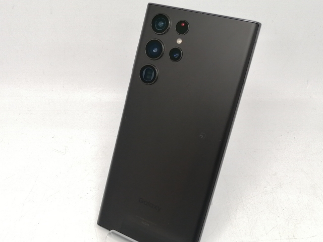 【中古】SAMSUNG au 【SIMフリー】 Galaxy S22 Ultra ファントムブラック 12GB 256GB SCG14【川越クレアモール】保証期間１ヶ月【ランクB】