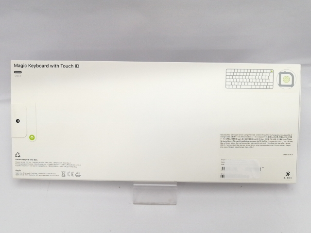 【未使用】Apple Magic Keyboard（2024/USB-C/テンキーなし/Appleシリコン搭載Mac用Touch ID）- 日本語(JIS) MXCK3J/A【川越クレアモール】保証期間１週間_1