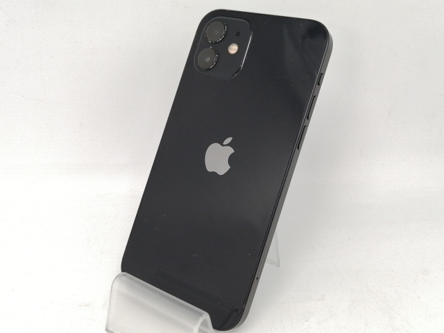 【中古】【赤ロム保証あり】Apple ymobile 【SIMロック解除済み】 iPhone 12 64GB ブラック MGHN3J/A【川越クレアモール】保証期間１ヶ月【ランクC】
