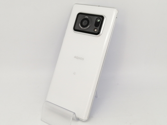 【中古】SHARP SoftBank 【SIMロック解除済み】 AQUOS R6 ホワイト 12GB 128GB A101SH【府中ル・シーニュ】保証期間１ヶ月【ランクC】
