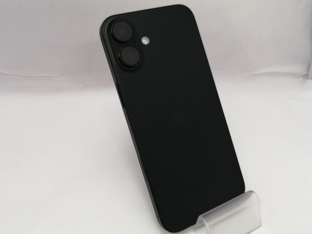 【中古】Apple 国内版 【SIMフリー】 iPhone 16 Plus 128GB ブラック MXVA3J/A【鹿児島中町】保証期間１ヶ月【ランクA】