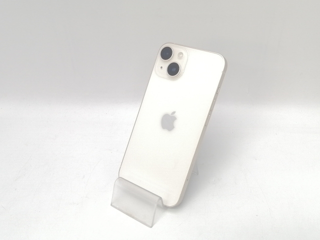 【中古】Apple SoftBank 【SIMフリー】 iPhone 14 128GB スターライト MPUQ3J/A【川越クレアモール】保証期間１ヶ月【ランクA】