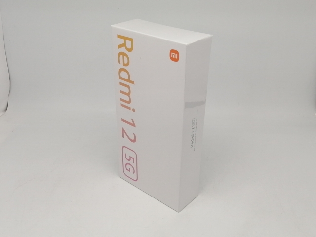 【未使用】Xiaomi SoftBank 【SIMフリー】 Redmi 12 5G 4GB 128GB ムーンライトホワイト A401XM【川越クレアモール】保証期間３ヶ月_1