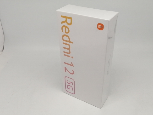 【未使用】Xiaomi SoftBank 【SIMフリー】 Redmi 12 5G 4GB 128GB ムーンライトホワイト A401XM【川越クレアモール】保証期間３ヶ月_3