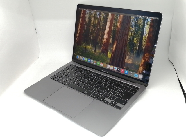 【中古】Apple MacBook Air 13インチ M1(CPU:8C/GPU:7C) 8GB/256GB スペースグレイ MGN63J/A (M1・2020)【川越クレアモール】保証期間１ヶ月【ランクB】