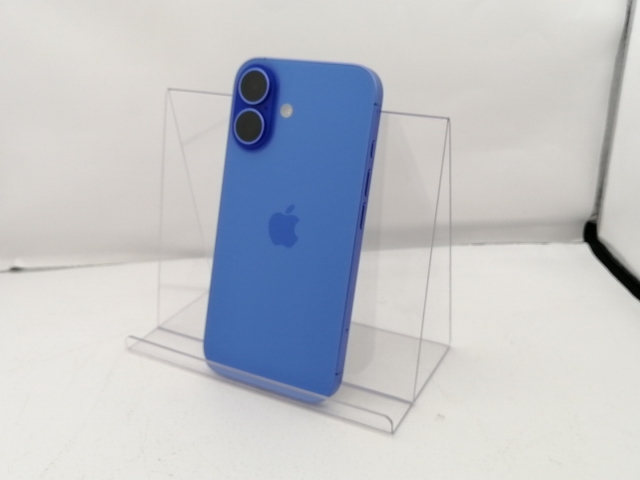 【中古】Apple 国内版 【SIMフリー】 iPhone 16 256GB ウルトラマリン MYE03J/A【川越クレアモール】保証期間１ヶ月【ランクA】