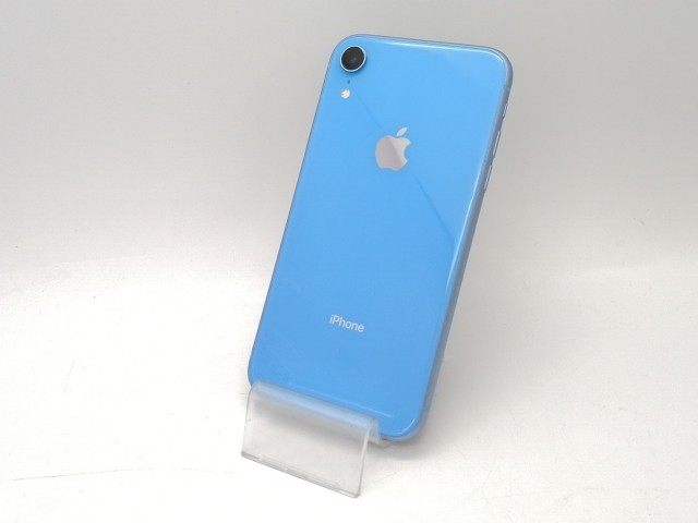 【中古】Apple SoftBank 【SIMロック解除済み】 iPhone XR 64GB ブルー MT0E2J/A【川越クレアモール】保証期間１ヶ月【ランクC】