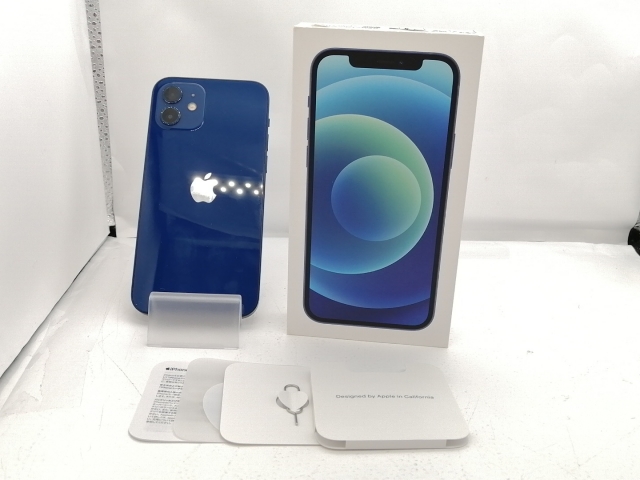 【中古】Apple SoftBank 【SIMロック解除済み】 iPhone 12 128GB ブルー MGHX3J/A【川越クレアモール】保証期間１ヶ月【ランクB】_7