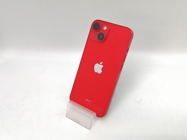 【中古】Apple au 【SIMフリー】 iPhone 14 128GB (PRODUCT)RED MPV93J/A【川越クレアモール】保証期間１ヶ月【ランクA】