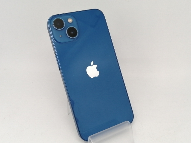 【中古】Apple docomo 【SIMフリー】 iPhone 13 128GB ブルー MLNG3J/A【川越クレアモール】保証期間１ヶ月【ランクC】