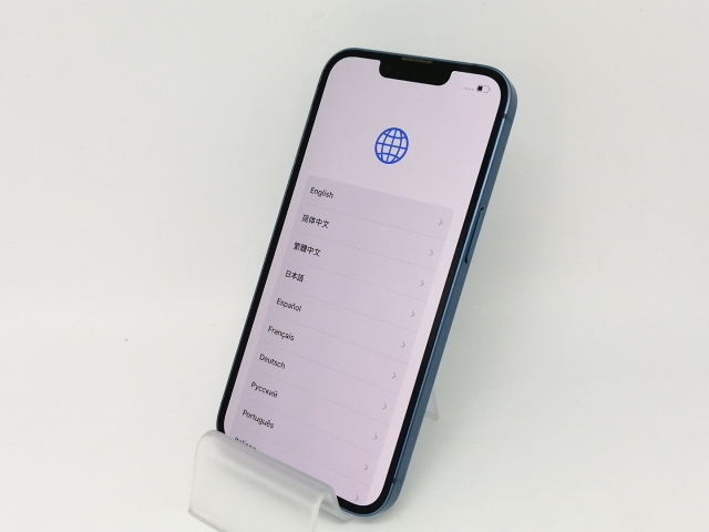 【中古】Apple docomo 【SIMフリー】 iPhone 13 128GB ブルー MLNG3J/A【川越クレアモール】保証期間１ヶ月【ランクC】_1