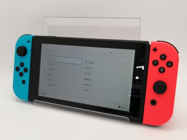 【中古】Nintendo Switch 本体 Joy-Con(L) ネオンブルー/(R) ネオンレッド HAD-S-KABAH 【2022年11月】【川越クレアモール】保証期間１ヶ月【ランクB】