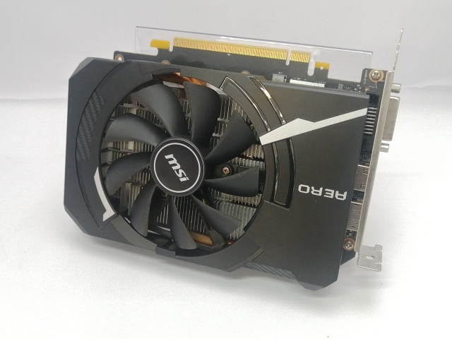 【中古】MSI GeForce GTX 1660 SUPER AERO ITX OC GTX1660Super/6GB(GDDR6)/PCI-E【川越クレアショッピングセンター】言いはなつ継続期間１週