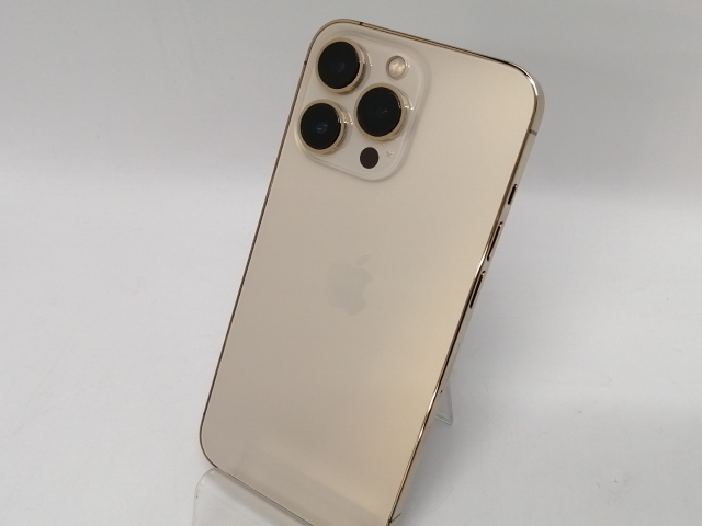 【中古】【赤ロム保証あり】Apple SoftBank 【SIMフリー】 iPhone 13 Pro 128GB ゴールド MLUH3J/A【川越クレアモール】保証期間１ヶ月【ランクA】